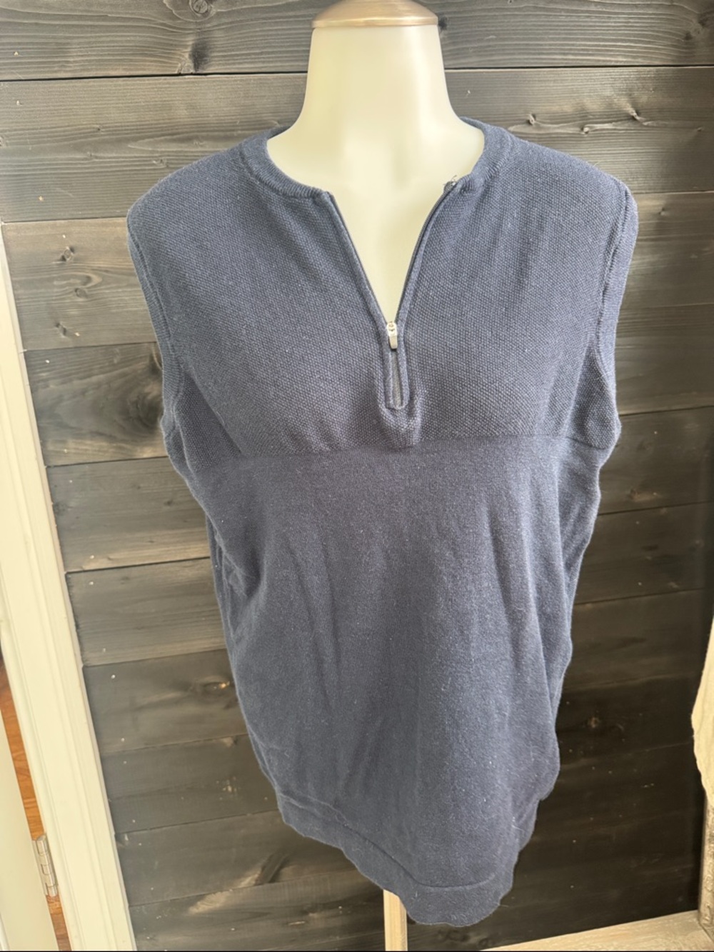 Oakley Merino Wool Blend Knit Men’s Vest Half Zip Size L